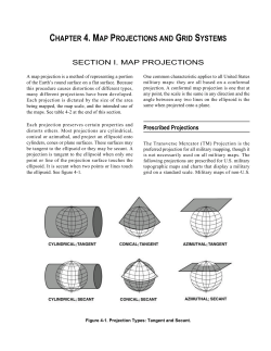 chapter 4. map projections and grid systems