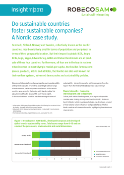 Do sustainable countries foster sustainable companies? A Nordic
