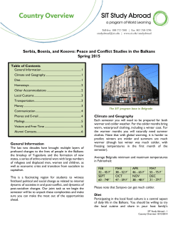Country Overview - School for International Training