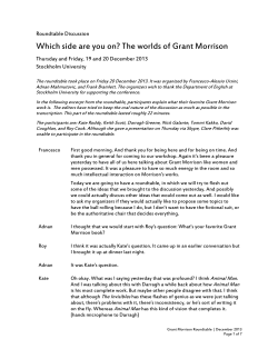 Transcript - Department of English