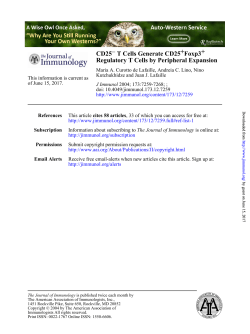 CD25 - The Journal of Immunology