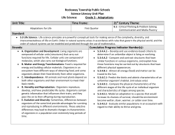 Adaptations - Rockaway Township School District
