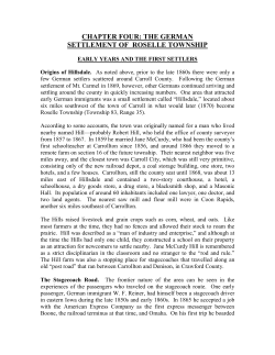 Hillsdale and Roselle Township