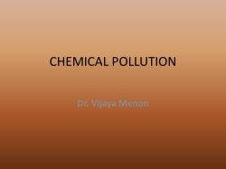 pollution: causes and effects