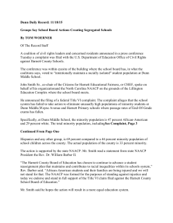 Dunn Daily Record - UNC School of Law: Blogs