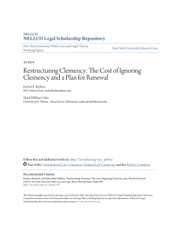 The Cost of Ignoring Clemency and a Plan for Renewal