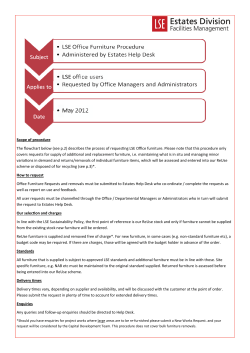 Scope of procedure The flowchart below (see p.2) describes the