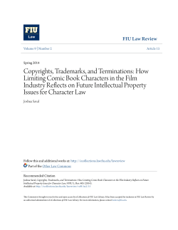 Copyrights, Trademarks, and Terminations: How Limiting Comic