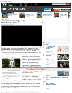 Private Properties - WSJ.com