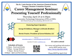 April 2014 CMS - Presenting Yourself Professionally