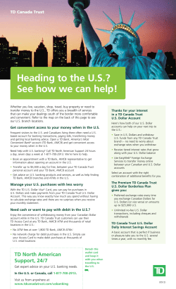 Heading to the US? See how we can help!