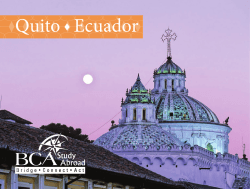 Quito - Bridgewater College