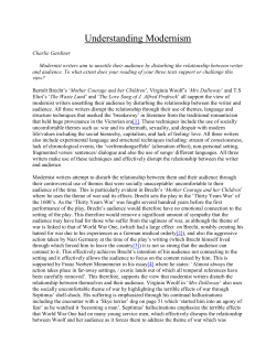 Understanding Modernism