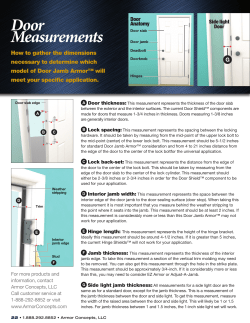 Door Measurements