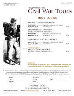 Civil War Tours