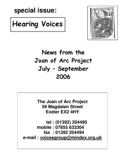 Hearing Voices - The Bridge Collective CIC