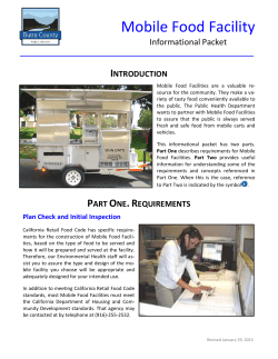 Mobile Food Facility