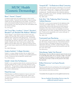 Cosmetic Dermatology Services