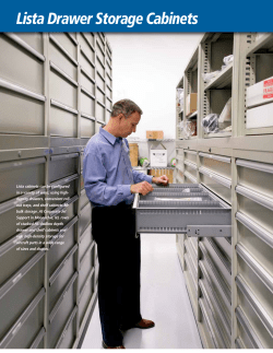 Lista Drawer Storage Cabinets