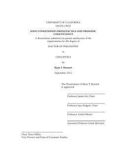 UNIVERSITY OF CALIFORNIA SANTA CRUZ FOOT