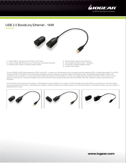USB 2.0 BoostLinq Ethernet - 164ft