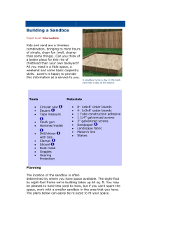 Building a Sandbox