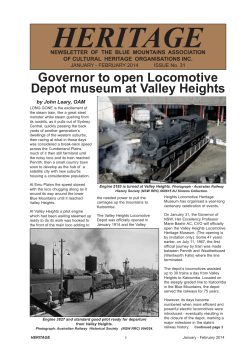 Heritage newsletter Jan-Feb 2009 - Blue Mountains Association of