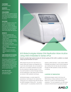 BJS Biotechnologies Makes DNA Replication More Intuitive Using