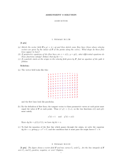 ASSIGNMENT 9 SOLUTION 1. Stewart 16.1.36 [5 pts]