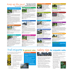 Safety tips for enjoyable walks - Tacoma