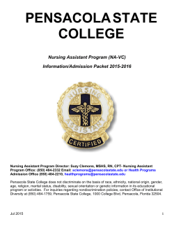 Nursing-Assistant-Program-Information-Packet-2016