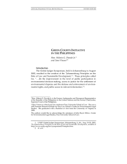 green courts initiative - Pace Law School