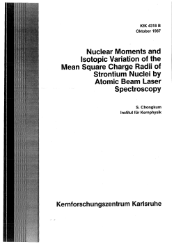 Nuclear Moments and lsotopic Variation of the Mean Square Charge
