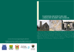 plantation architecture and landscape in derry and donegal