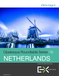 Opalesque Roundtable Series