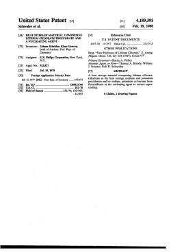 Heat storage material comprising lithium chlorate
