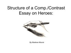 Structure of an Essay