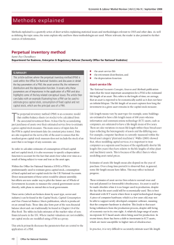 Perpetual Inventory Method (PIM)