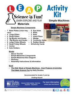 Simple Machines Kit