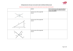 Theorems in your own words (JC OL)