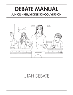debate manual