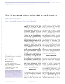 Metabolic engineering for improved microbial pentose fermentation