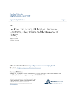 Lee Oser. The Return of Christian Humanism