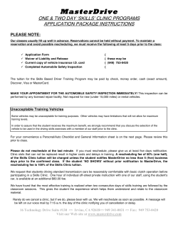 application form