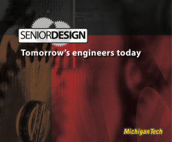 Tomorrow`s engineers today - Michigan Technological University