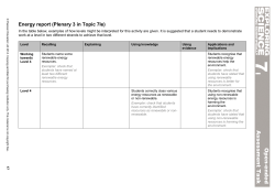 Year 7 Assessment Support - UNIT 7IA
