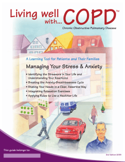 Managing Your Stress and Anxiety - COPD