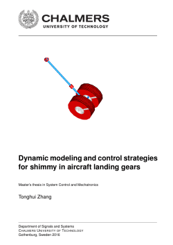 Dynamic modeling and control strategies for shimmy in aircraft