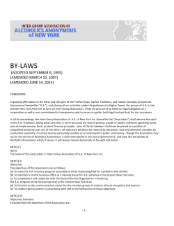 Bylaws - NYIntergroup.org