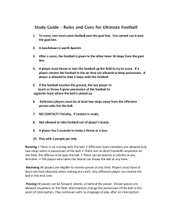 Rules for Ultimate Football
